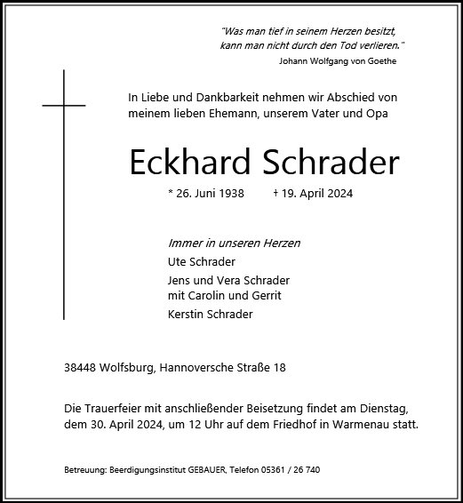 Eckhard Schrader