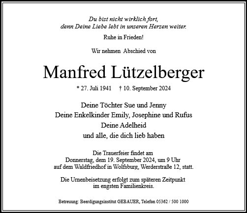 Manfred Lützelberger