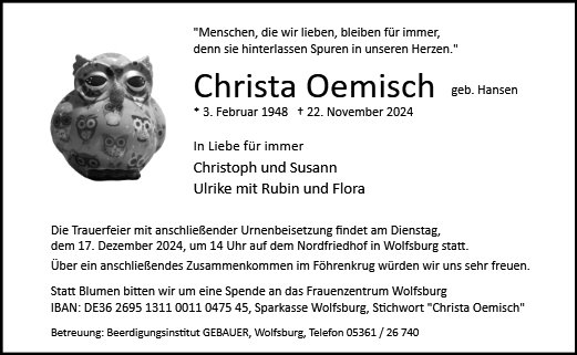 Christa Oemisch