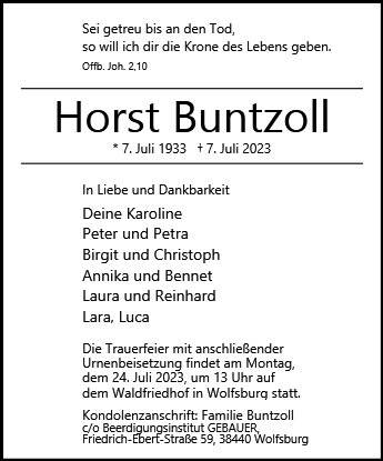 Horst Buntzoll