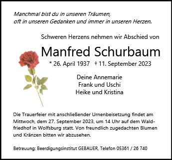 Manfred Schurbaum