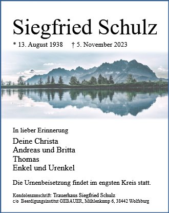 Siegfried Schulz