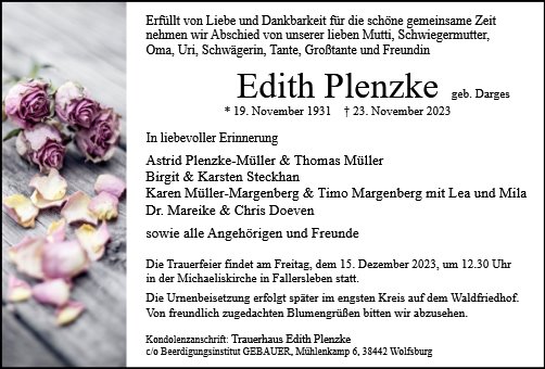 Edith Plenzke