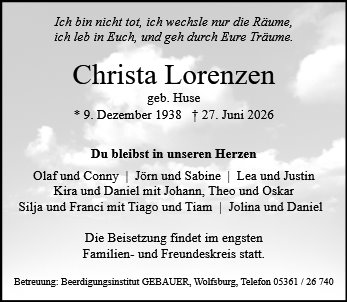 Christa Lorenzen