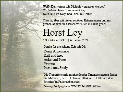 Horst Ley