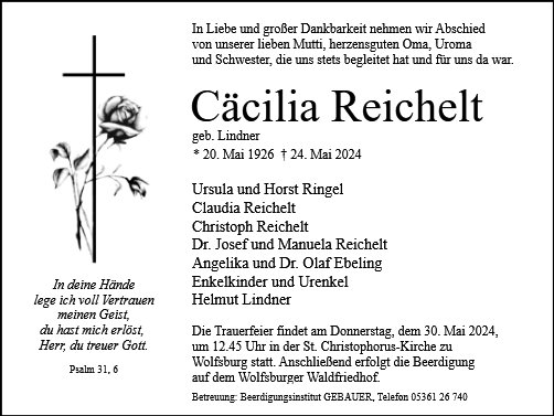 Cäcilia Reichelt