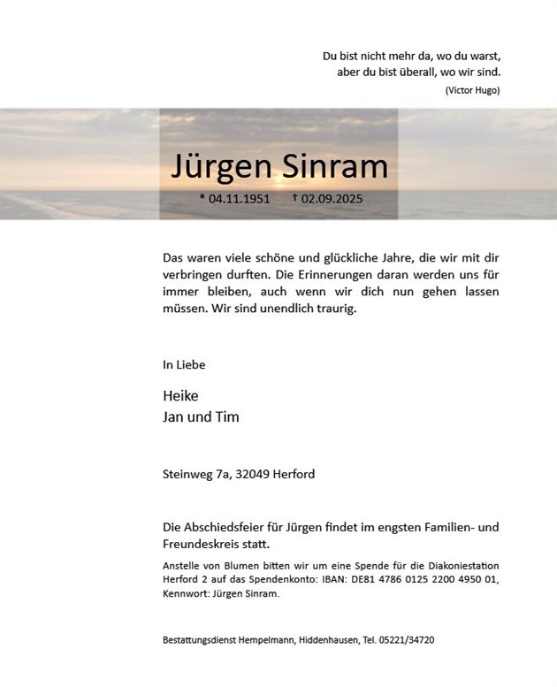 Jürgen Sinram