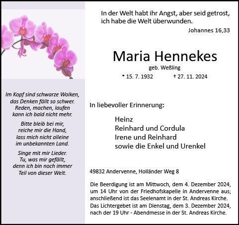 Maria Hennekes