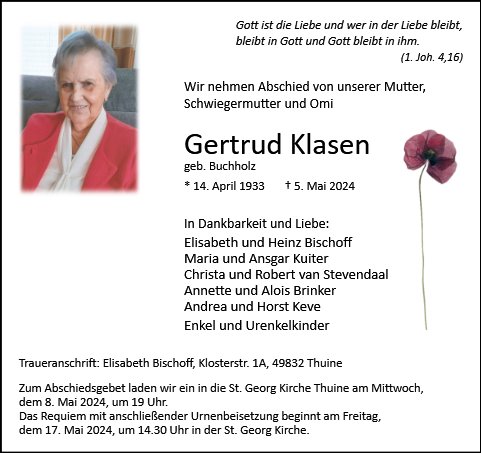 Gertrud Klasen