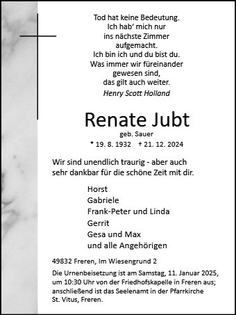 Renate Jubt