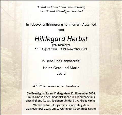 Hildegard Herbst