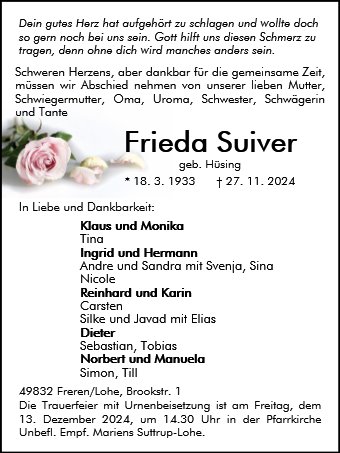 Frieda Suiver