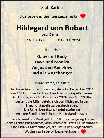 Hildegard von Bobart