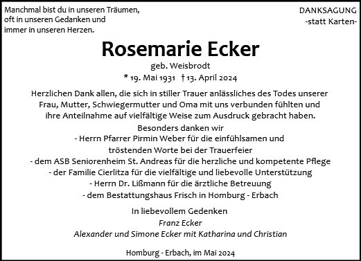 Rosa Maria Ecker