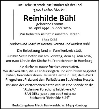 Reinhilde Bühl