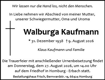 Walburga Kaufmann