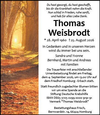 Thomas Weisbrodt