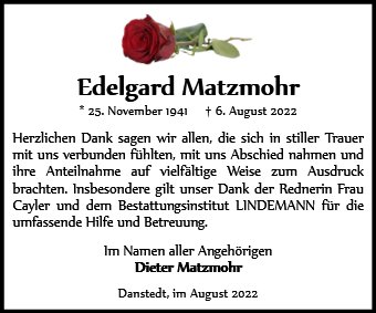 Edelgard Matzmohr