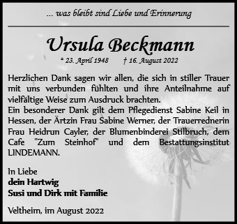 Ursula Beckmann