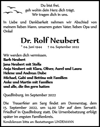 Rolf Neubert