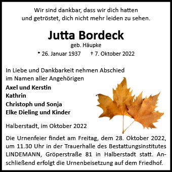 Jutta Bordeck