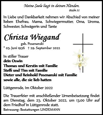 Christa Wiegand