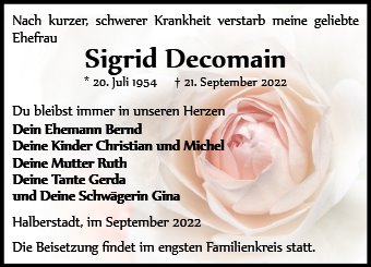 Sigrid Decomain