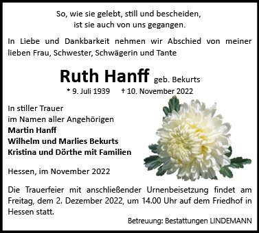 Ruth Hanff