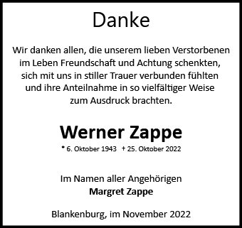 Werner Zappe