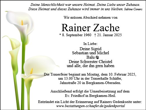 Rainer Zache