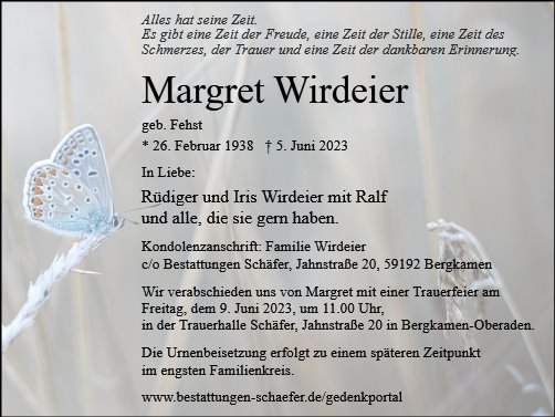 Margret Wirdeier