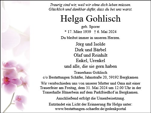 Helga Gohlisch