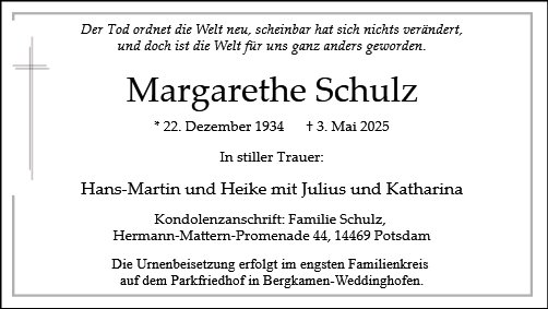 Margarethe Schulz