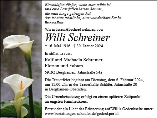 Willi Schreiner