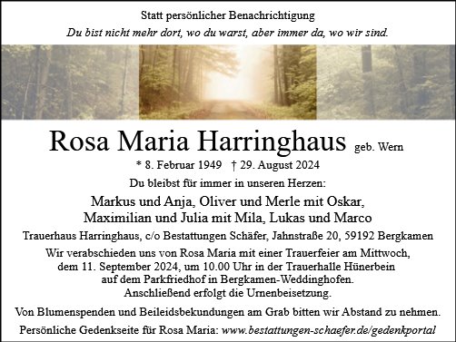 Rosa Maria Harringhaus