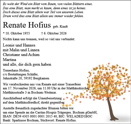 Renate Hofius