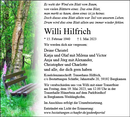 Wilhelm Hilfrich