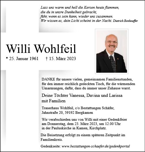 Willi Wohlfeil