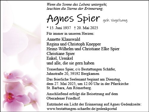 Agnes Spier