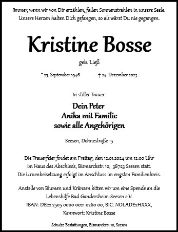 Kristine Bosse