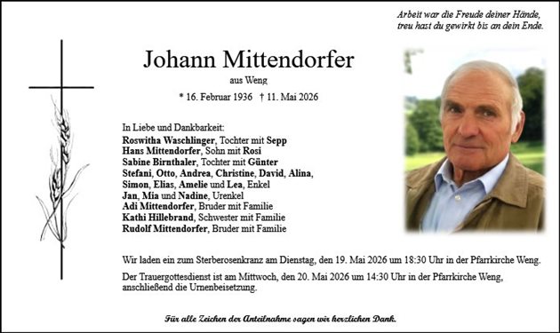 Johann Mittendorfer