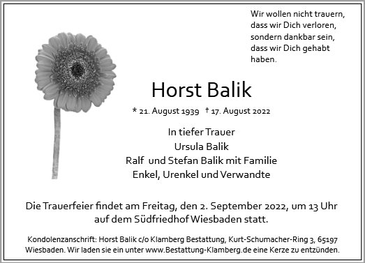 Horst Balik