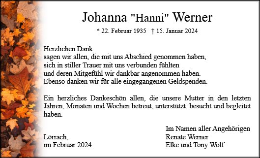 Johanna Werner