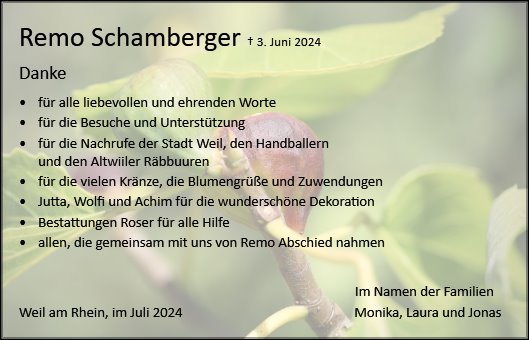 Remo Schamberger