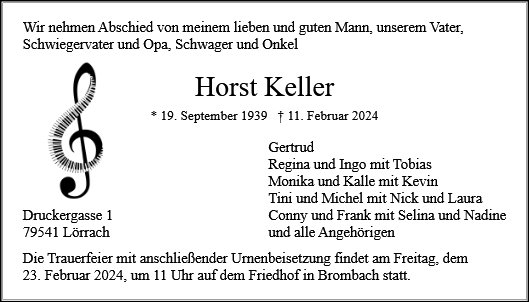 Horst Keller