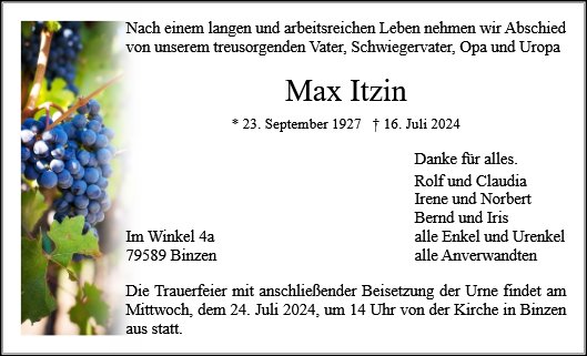 Max Itzin