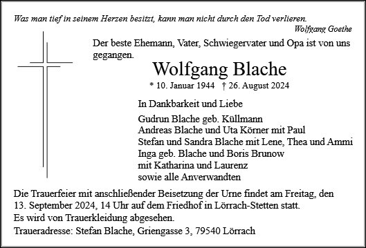 Wolfgang Blache