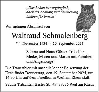 Waltraud Schmalenberg