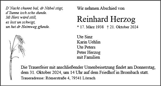 Reinhard Herzog