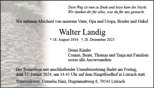 Walter Landig